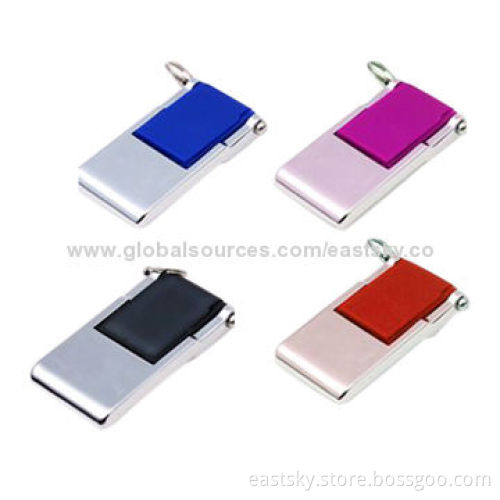 Swivel Mini USB Flash Drive, USB 2.0 Interface, Supports Plug-and-play FunctionNew